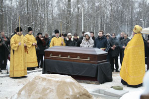 Серафимовское кладбище похороны Колобкова В.Ф.