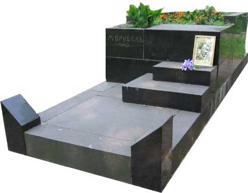могила Врубель М.А. Новодевичье кладбище СПб